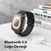 HOCO Y12 Ultra Watch Sesli Görüşme IP67 Su Geçirmez Sport Akıllı Saat-(5775)