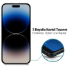 ALLY İPhone 14 Pro 6.1 3D Full Privacy Gizlilik Cam Ekran Koruyucu Anti-Spy-(5775)