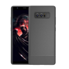 Ally SM Galaxy Note 8 Carbon Fiber Dokulu Premium Soft Silikon Kılıf-(5775)