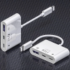 İPhone-Otg Hub -Usb Type C To Kulaklık ve Usb Kamera Okuyucu Otg-(5775)