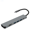 Ally 7in1 USB 3.1 HDMI 4K 30HZ 2K 1080P Type-C HUB Adaptör Dönüştürücü-(5775)