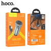 HOCO Z49 Çift USB Girişli Araç Şarj Başlık + USB To iPhone Lightning Kablo-(5775)
