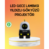 Taşınabilir Lityum Bataryalı Led Gece Lambası ve Projektör