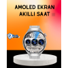 Akıllı Saat AMOLED Ekran Bluetooth Aramalı – Nabız Uyku ve Spor Takipli
