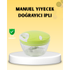 Manuel Yiyecek Doğrayıcı İpli Hızlı Pratik Sebze Kıyıcı