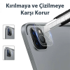 GOR iPad Pro 11 İPad Pro 12.9 2020-2021 3D Cam Kamera Koruyucu 2 SET-(5775)