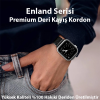 Dux Ducis Apple Watch 42/44/45MM için Enland Serisi Premium Deri Kayış Kordon-(5775)