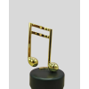 Melodious Music Altın Nota Figürlü Müzik Kutusu