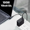 Baseus Zinc Manyetik Type-C to DC Square Portu Lenovo Laptop Şarj Kablosu 100W 2m-(5775)