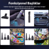 EZERE 16000pa Güçlü Portatif Taşınabilir Vakumlu Kablosuz Üflemeli Mini Araç Süpürgesi-(5775)