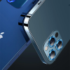 USAMS İphone 12 Pro 3D Metal Çerçeveli Kamera Lens Koruyucu-(5775)