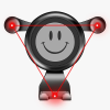 Ally R-054 Gravity Smile Universal Cep Telefonu Araç Tutucu-(5775)