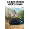 İnterkom Intercom Kask Kulaklık Bt22 Bluetooth Motosiklet Kulaklık 5.0 Bluetooth