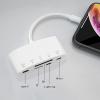 Ally NK-1040+Plus İPhone Lightning To SD/TF Card Usb Kamera Adaptörü-(5775)
