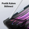 Dux Ducis iPad Pro 12.9 2022/2021/2020 SK Series Kablosuz Bluetooth Klavye Touchpad Kılıf-(5775)