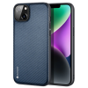 Dux Ducis Fino Serisi iPhone 14 Plus 6.7 inç Kılıf Premium Dokuma Silikon Kılıf-(5775)