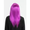 Fuşya Renk Düz Kesim Uzun Parti Peruğu