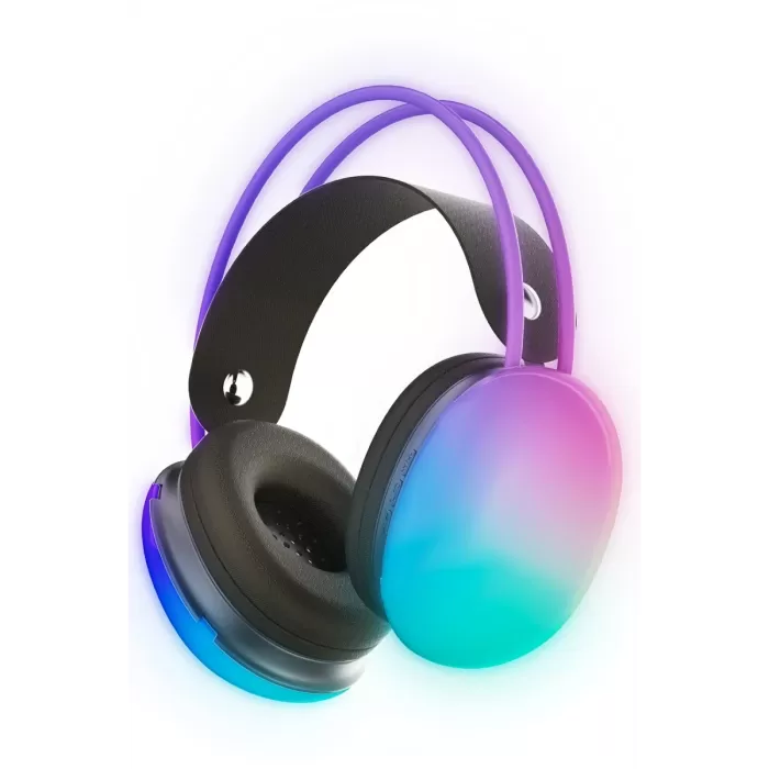 Karler Bass KRH1 RGB Kafaüstü Kablosuz Kulaklık - Siyah