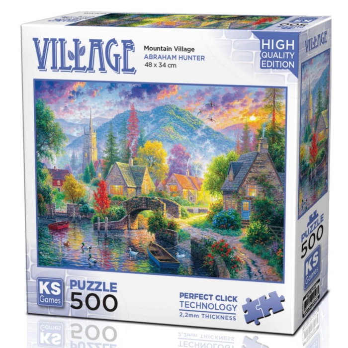 NessiWorld Mountain Village Puzzle 500 Parça 20046