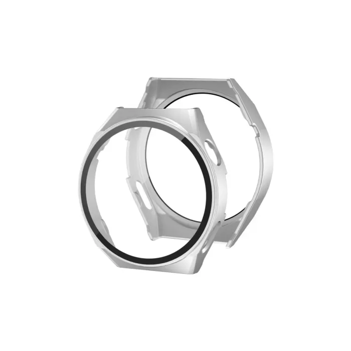 Newface Huawei Watch GT3 42mm Dota Camlı Kasa Ekran Koruyucu - Gümüş