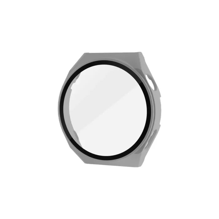 Newface Huawei Watch GT3 Pro 43mm Dota Camlı Kasa Ekran Koruyucu - Gri