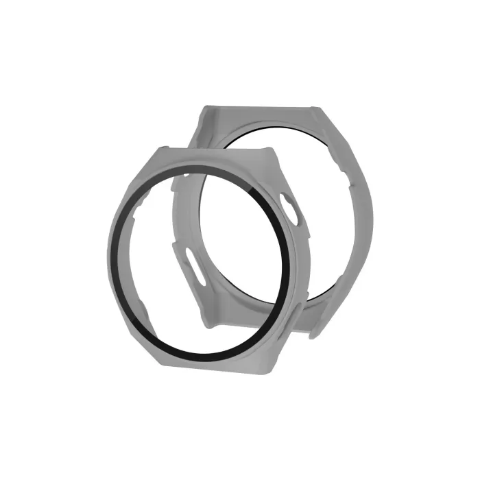 Newface Huawei Watch GT3 Pro 46mm Dota Camlı Kasa Ekran Koruyucu - Uzay Grisi