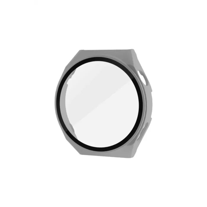 Newface Huawei Watch GT3 Pro 46mm Dota Camlı Kasa Ekran Koruyucu - Uzay Grisi