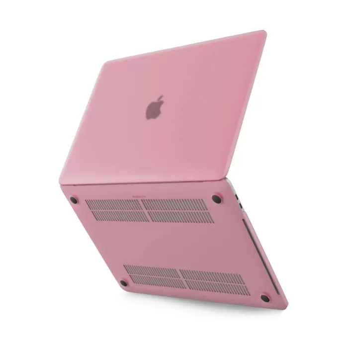 Newface Macbook Pro 13 2020 Macbook Buzlu Kapak - Pembe