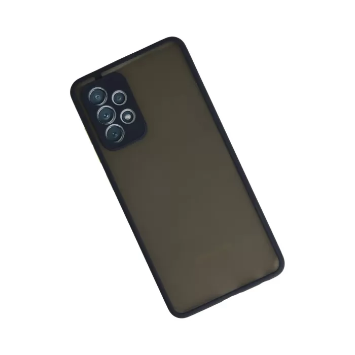 Newface Samsung Galaxy A72 Kılıf Montreal Silikon Kapak - Lacivert