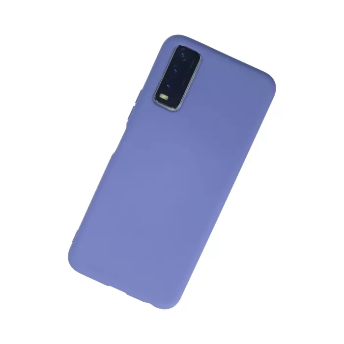 Newface Vivo Y11S Kılıf Nano içi Kadife Silikon - Lila