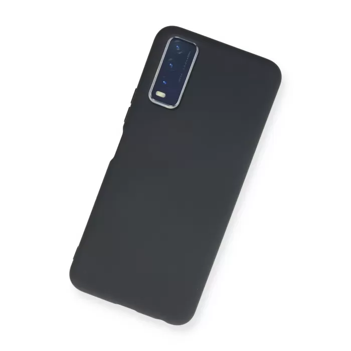 Newface Vivo Y11S Kılıf Nano içi Kadife Silikon - Lacivert