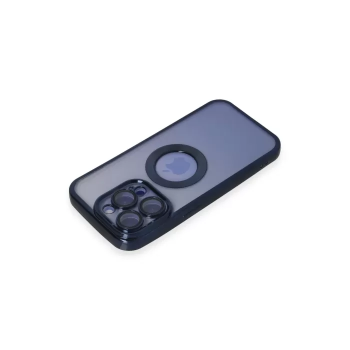 Newface iPhone 15 Pro Max Kılıf Slot Silikon - Lacivert