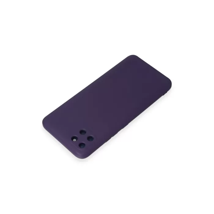Newface Realme C11 Kılıf Nano içi Kadife Silikon - Mor