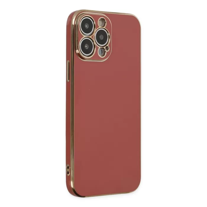 Newface iPhone 15 Pro Max Kılıf Volet Silikon - Kırmızı