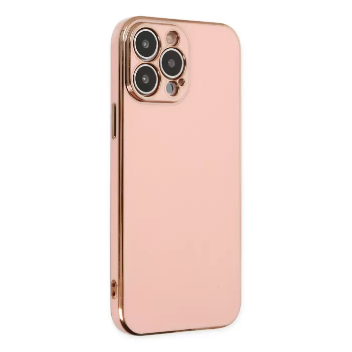 Newface iPhone 15 Pro Max Kılıf Volet Silikon - Pembe