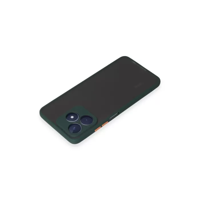 Newface Realme C53 Kılıf Montreal Silikon Kapak - Yeşil