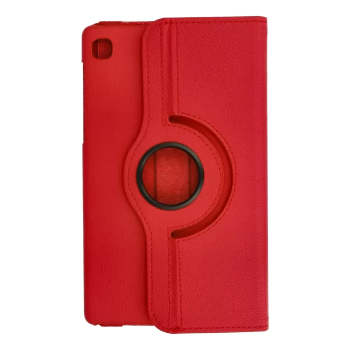 Newface Samsung Galaxy T220 Tab A7 Lite 8.7 Kılıf 360 Tablet Deri Kılıf - Kırmızı
