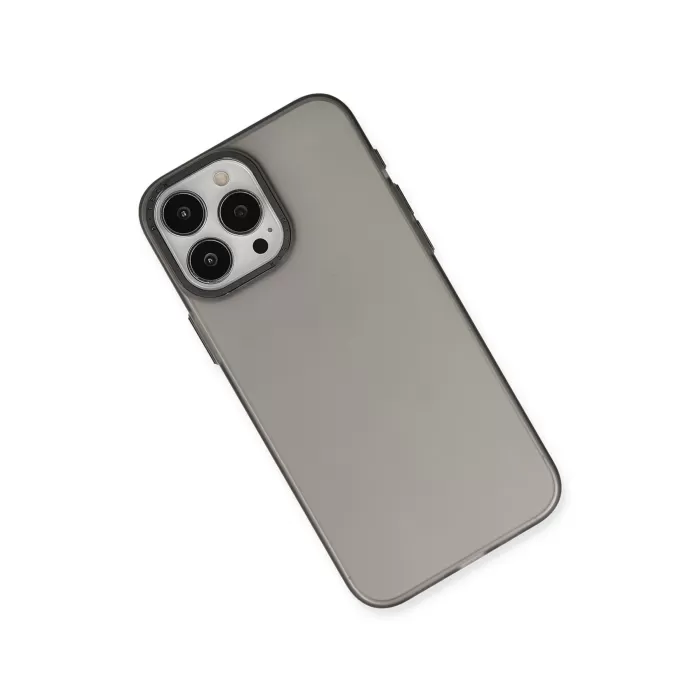 Newface iPhone 15 Pro Kılıf Modos Metal Kapak - Siyah