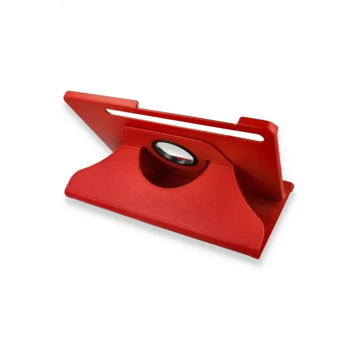 Newface Samsung Galaxy X800 Tab S8 Plus 12.4 Kılıf 360 Tablet Deri Kılıf - Kırmızı