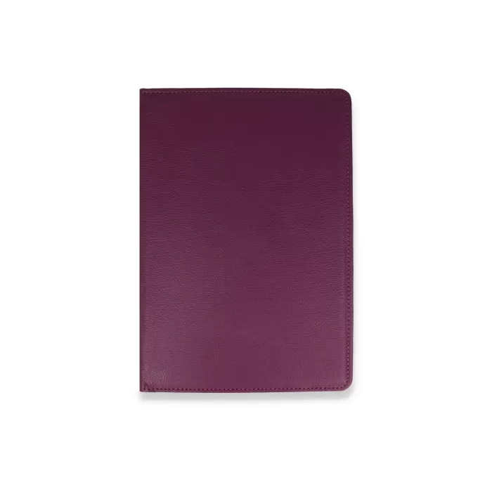 Newface Samsung Galaxy X800 Tab S8 Plus 12.4 Kılıf 360 Tablet Deri Kılıf - Mürdüm