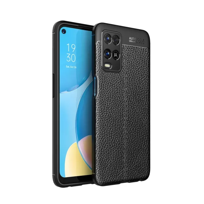 Newface Oppo A54 4G Kılıf Auto Focus Kapak - Siyah