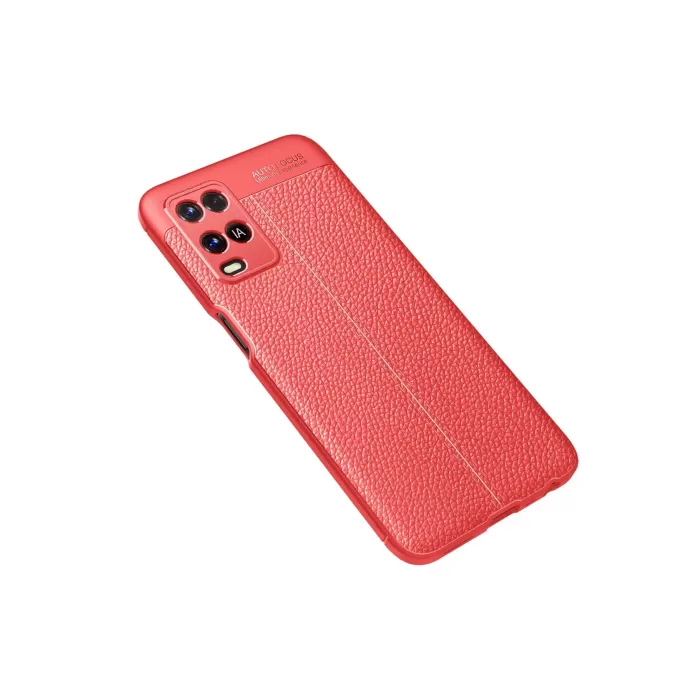 Newface Oppo A54 4G Kılıf Auto Focus Kapak - Kırmızı