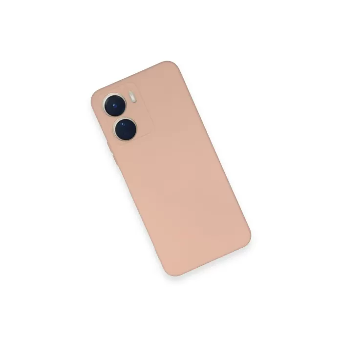 Newface Vivo Y16 Kılıf Nano içi Kadife Silikon - Pudra