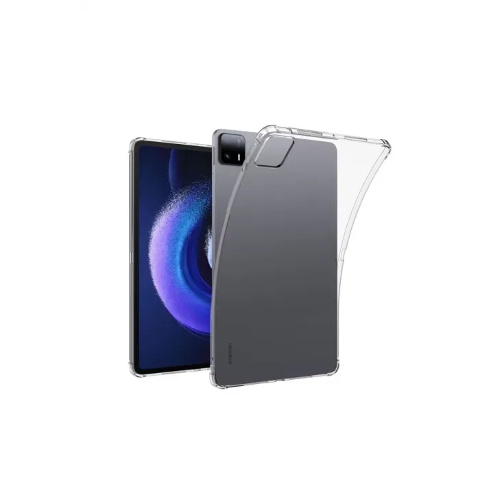 Newface Xiaomi Pad 6 Kılıf Anti Shock Tablet Silikon - Şeffaf