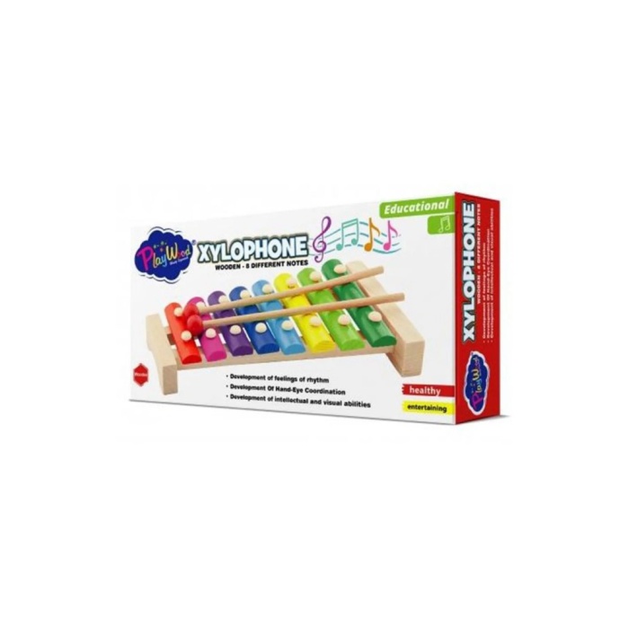 Ahşap 8 Farklı Notalı Ksilofon 405