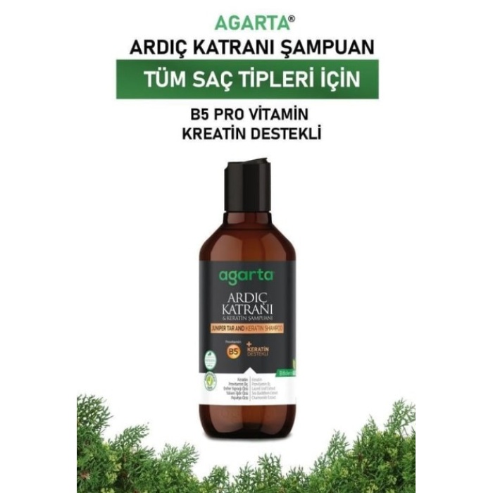   Ardıç Katranı & Keratin Şampuanı 400ml