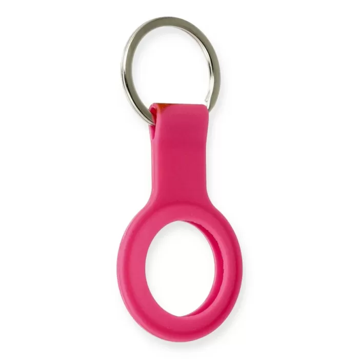 Newface Airtag Silikon Kılıf - Pembe