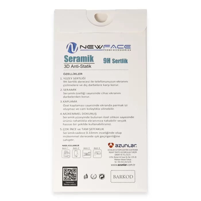 Newface Samsung Galaxy S25 Plus 3D Antistatik Seramik Nano Ekran Koruyucu