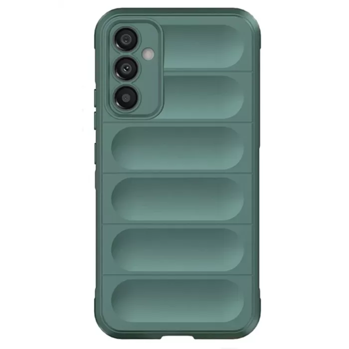 Newface Samsung A56 Kılıf Optimum Silikon - Koyu Yeşil