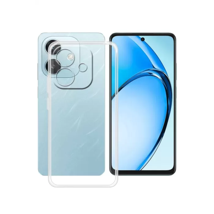 Newface Oppo A3 Kılıf Lüx Şeffaf Silikon